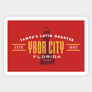 Ybor City Florida - Dancer Magnet